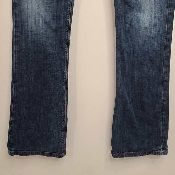 Joe's Jeans Rocker Ryder Dark Indigo Wash Boot cut Denim Jeans Mid Rise 32x34 - Picture 7 of 11